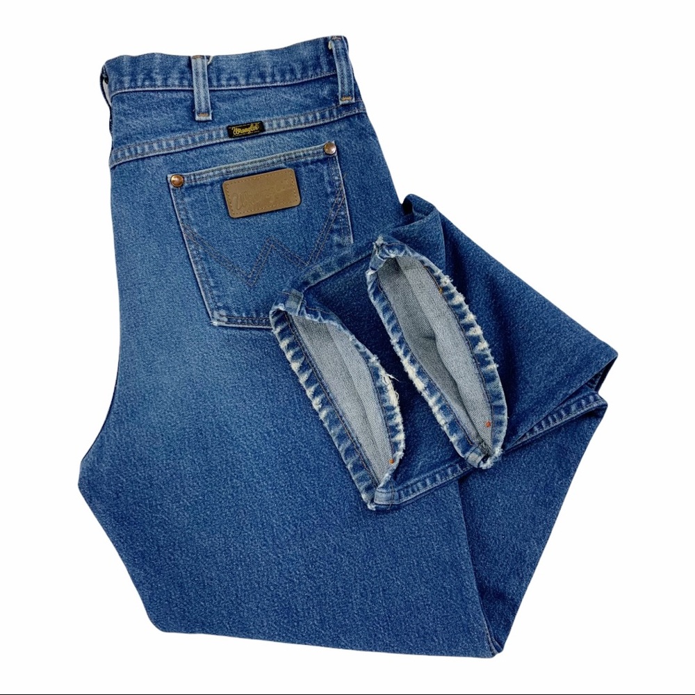 Vintage Wrangler Blue Jeans Size W36 L30 Made in the USA - Picture 13 of 15